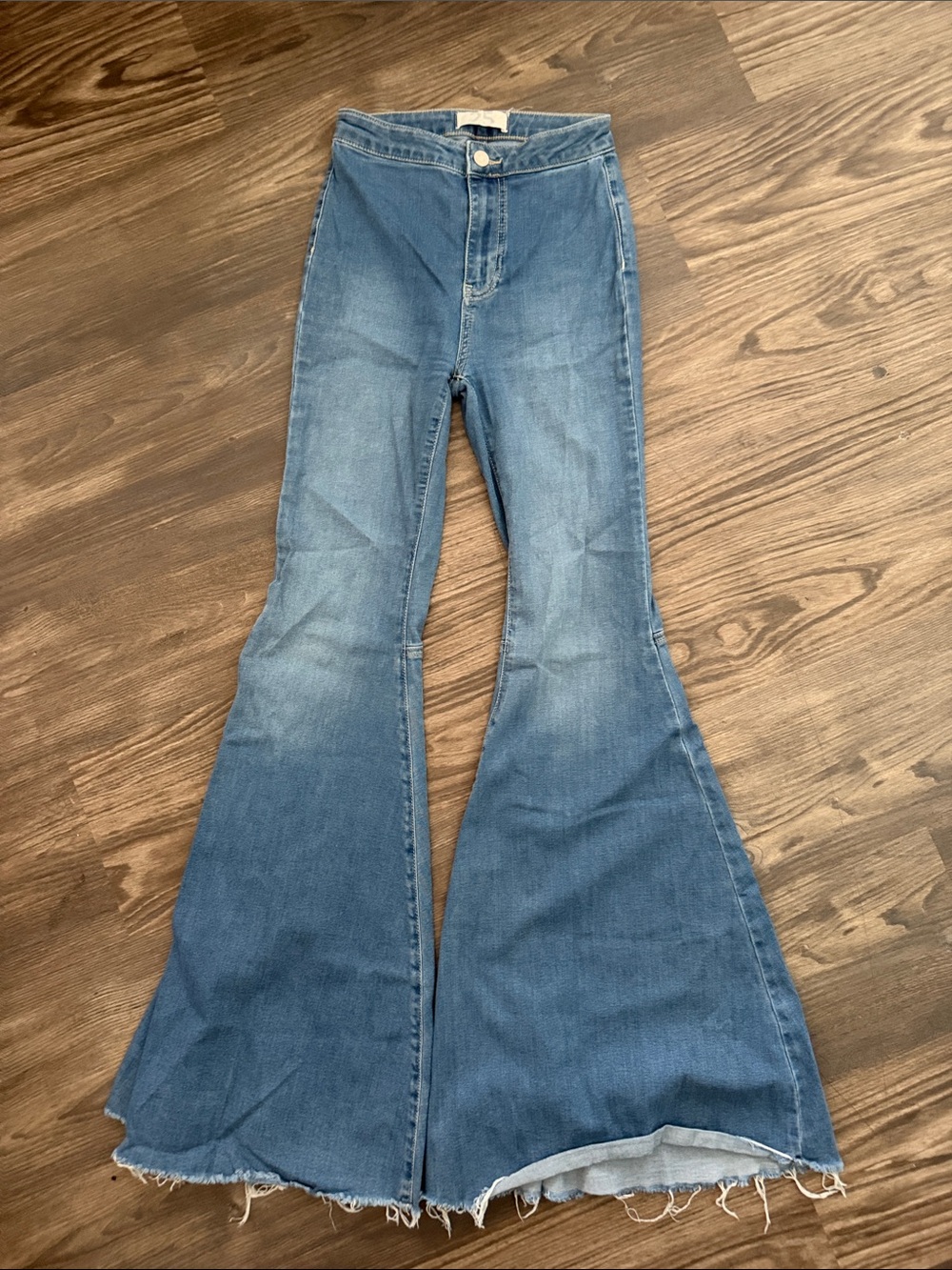 Women’s High-Rise Light Blue Flare Jeans